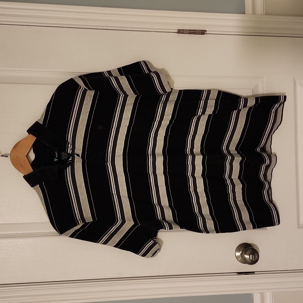 Polo, Vurt, Boys Large. Black, gray and white.  B-12